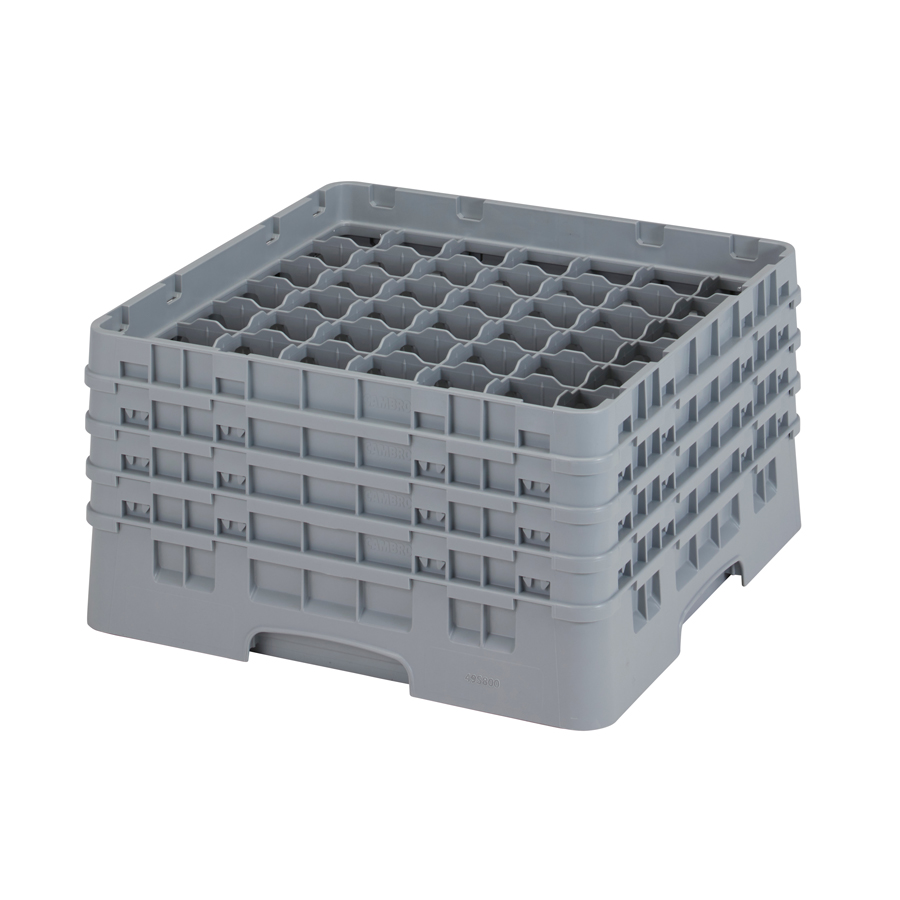 Cambro Camrack Glass Rack 49 Compartments Grey PK 1