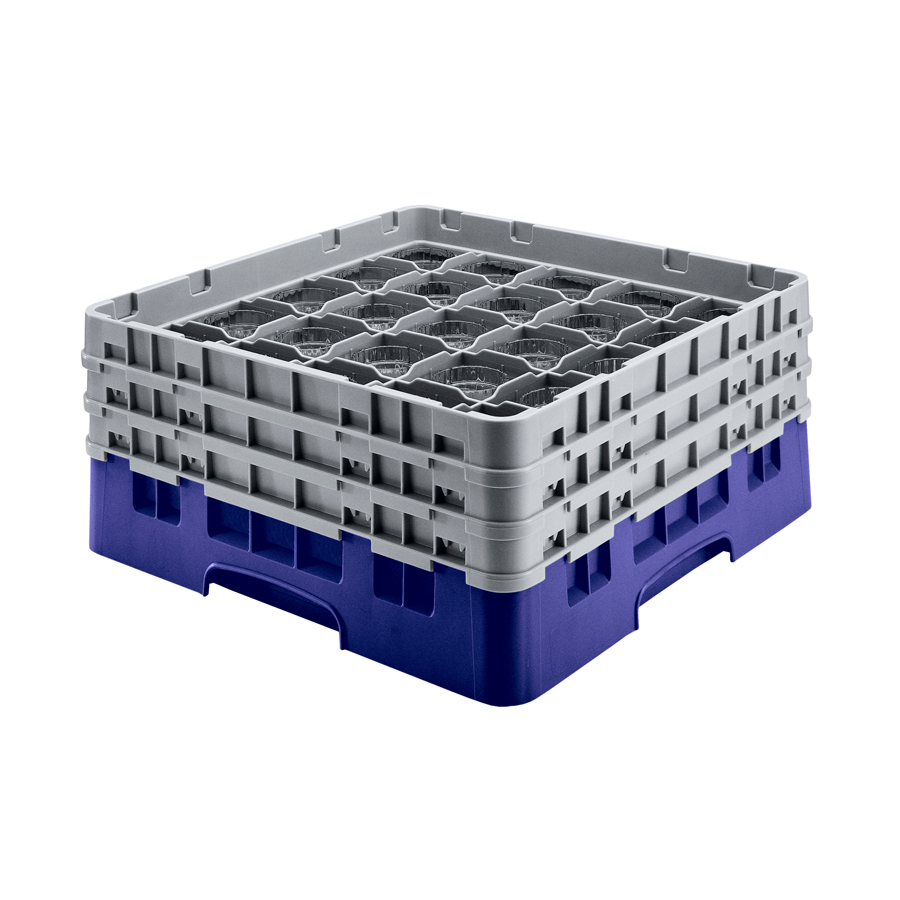 Camrack Glass Rack 36 Compartments Navy Blue PK 1