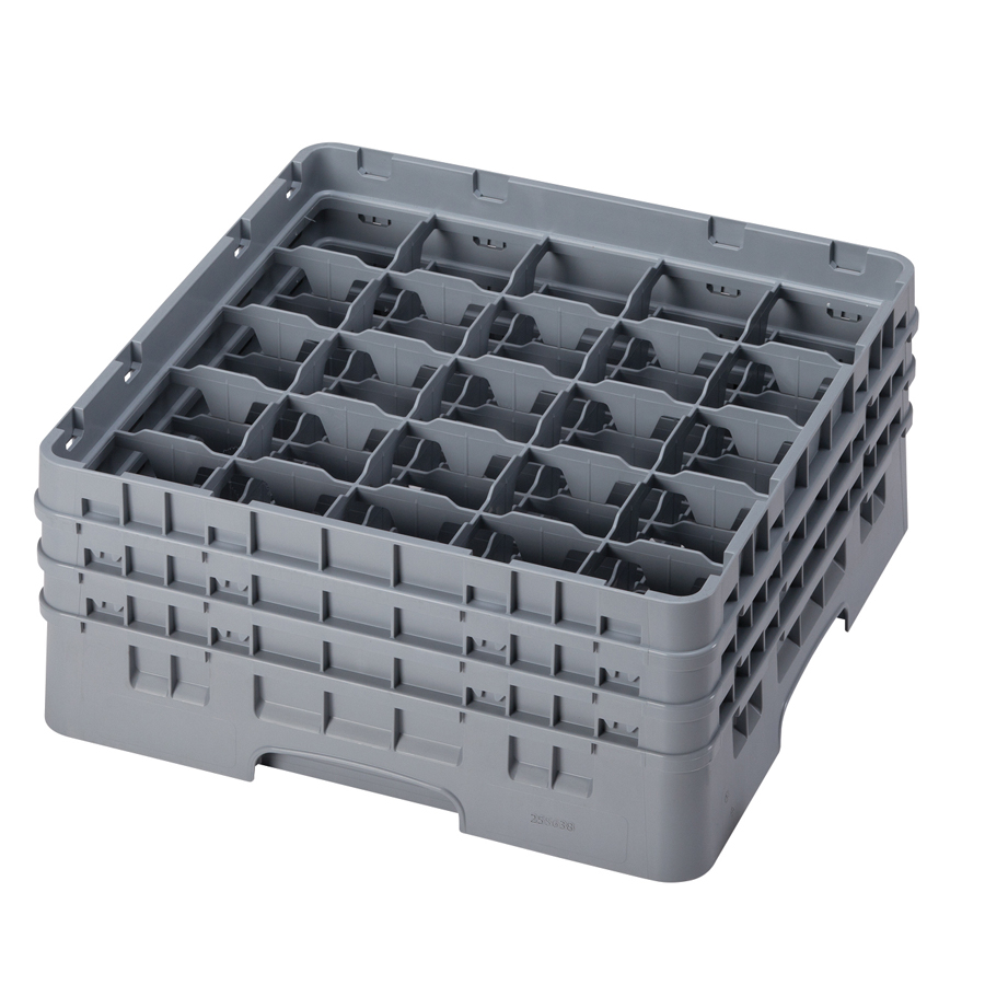 Cambro Camrack Glass Rack 25 Compartments Grey PK 1