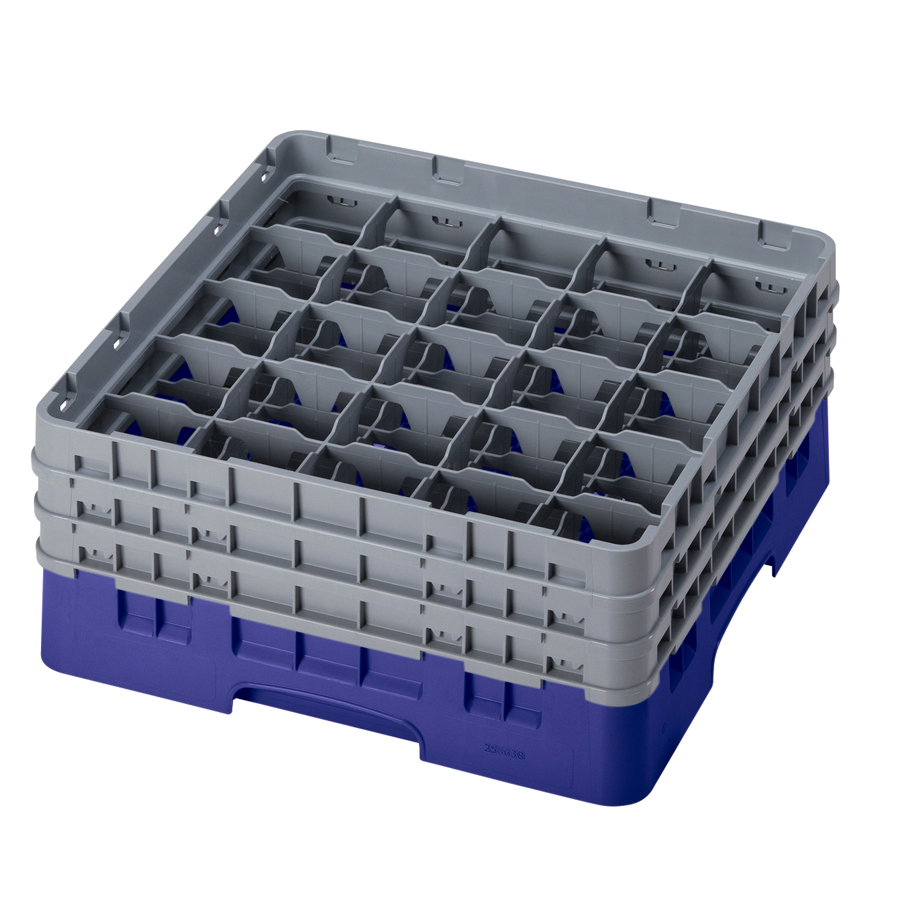 Camrack Glass Rack 25 Compartments Navy Blue PK 1