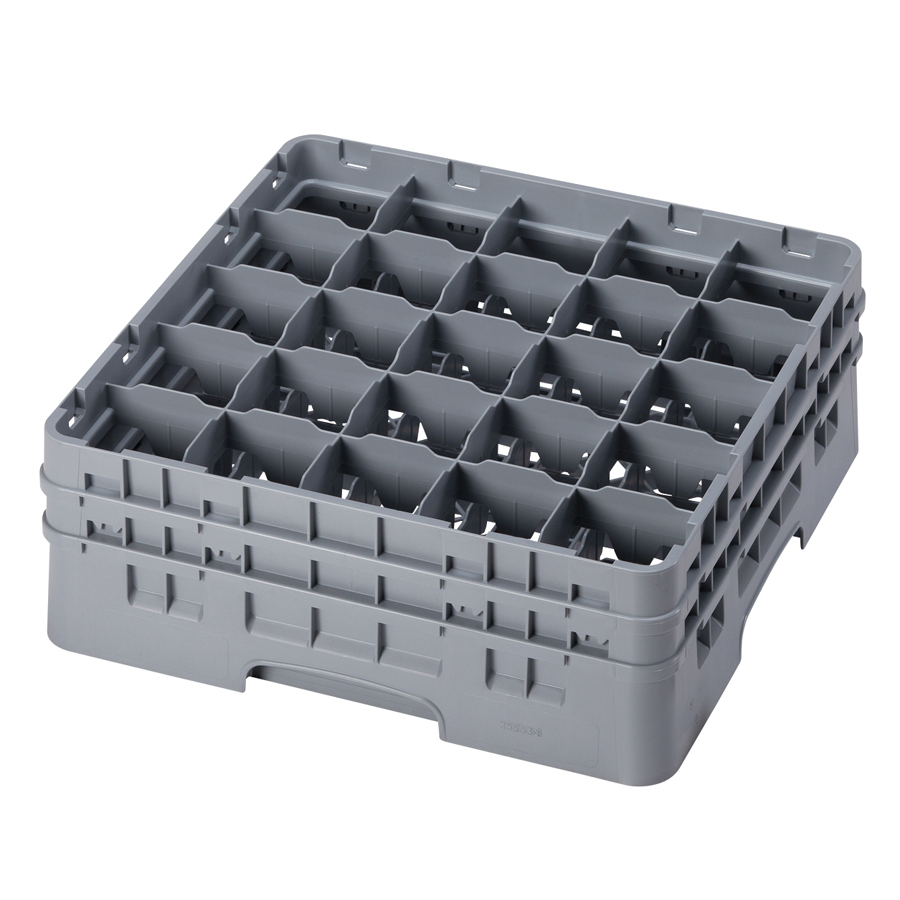 Cambro Camrack Glass Rack 25 Compartments Grey PK 1