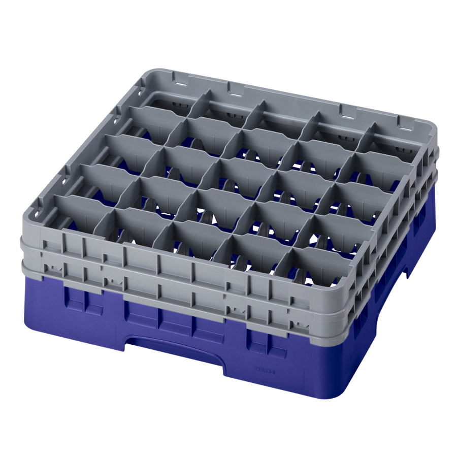 Camrack Glass Rack 25 Compartments Navy Blue PK 1