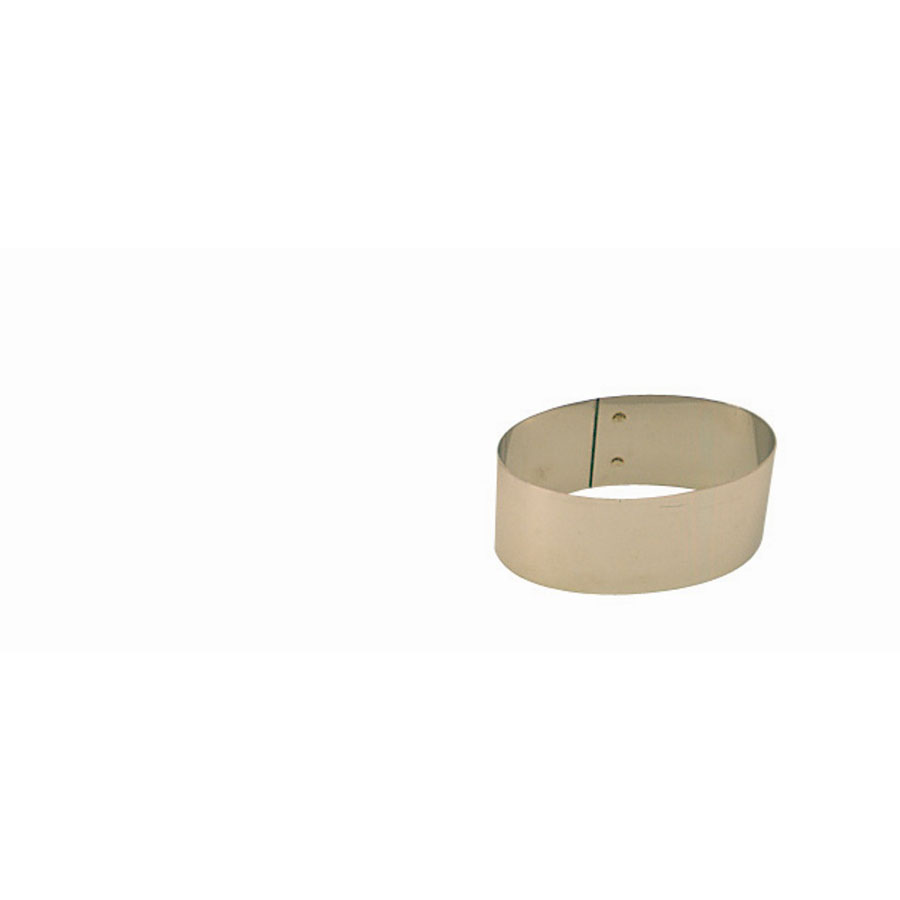 Matfer Bourgeat Boat Cake Mould Stainless Steel 8x5x3.5cm PK 4