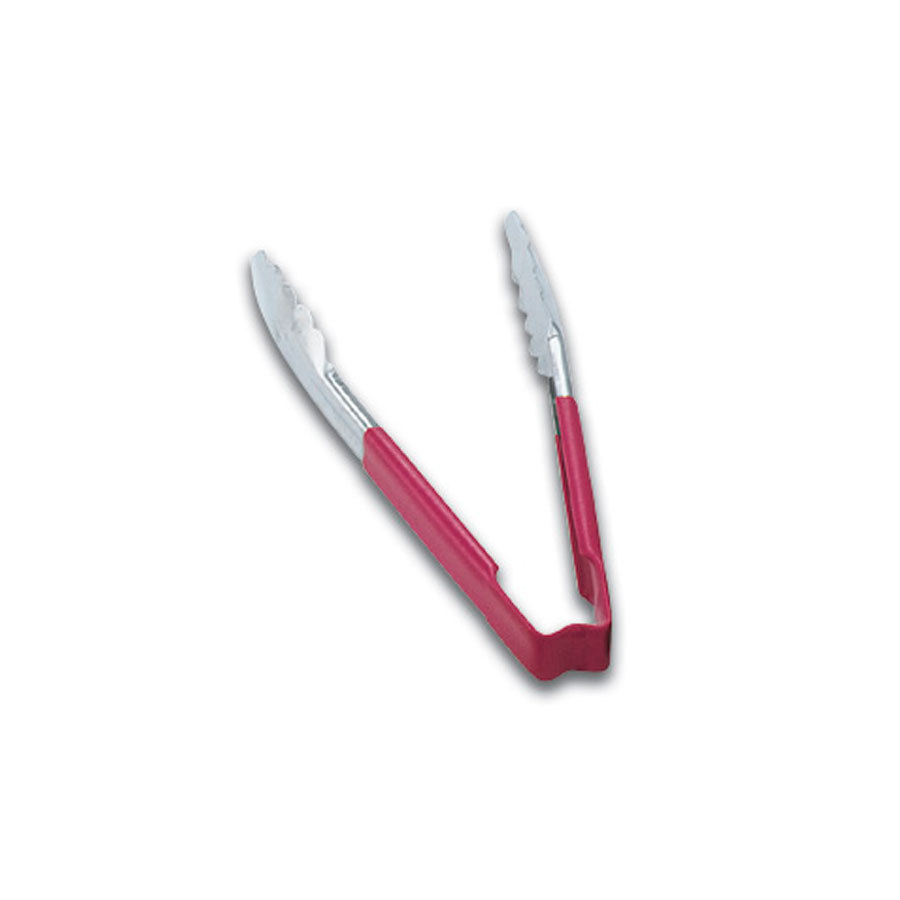 Prepara Tongs Springless Design Stainless Steel 24cm Red Handle PK 1