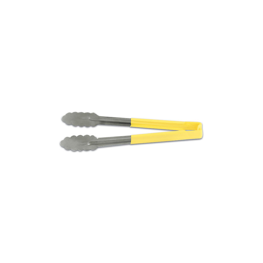 Prepara Tongs Springless Design Stainless Steel 24cm Yellow Handle PK 1
