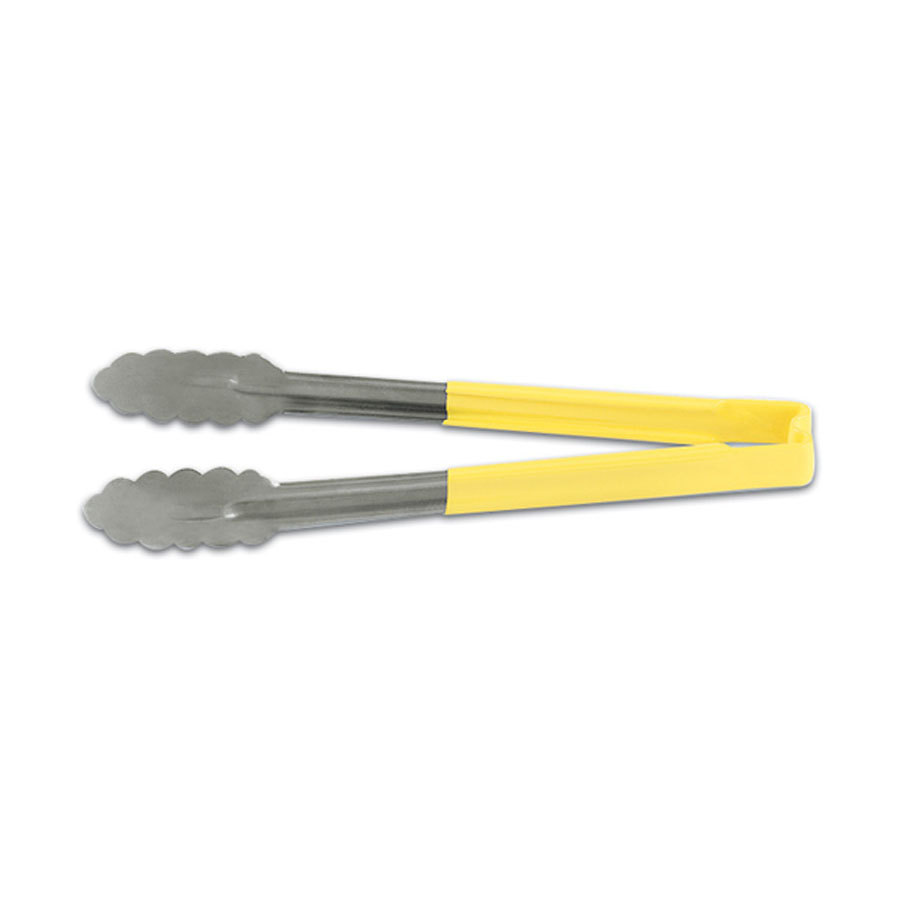 Prepara Tongs Springless Design Stainless Steel 30cm Yellow Handle PK 1