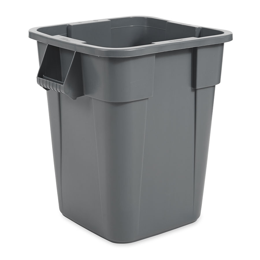Rubbermaid Brute® Square Containers Grey151.4ltr PK 1