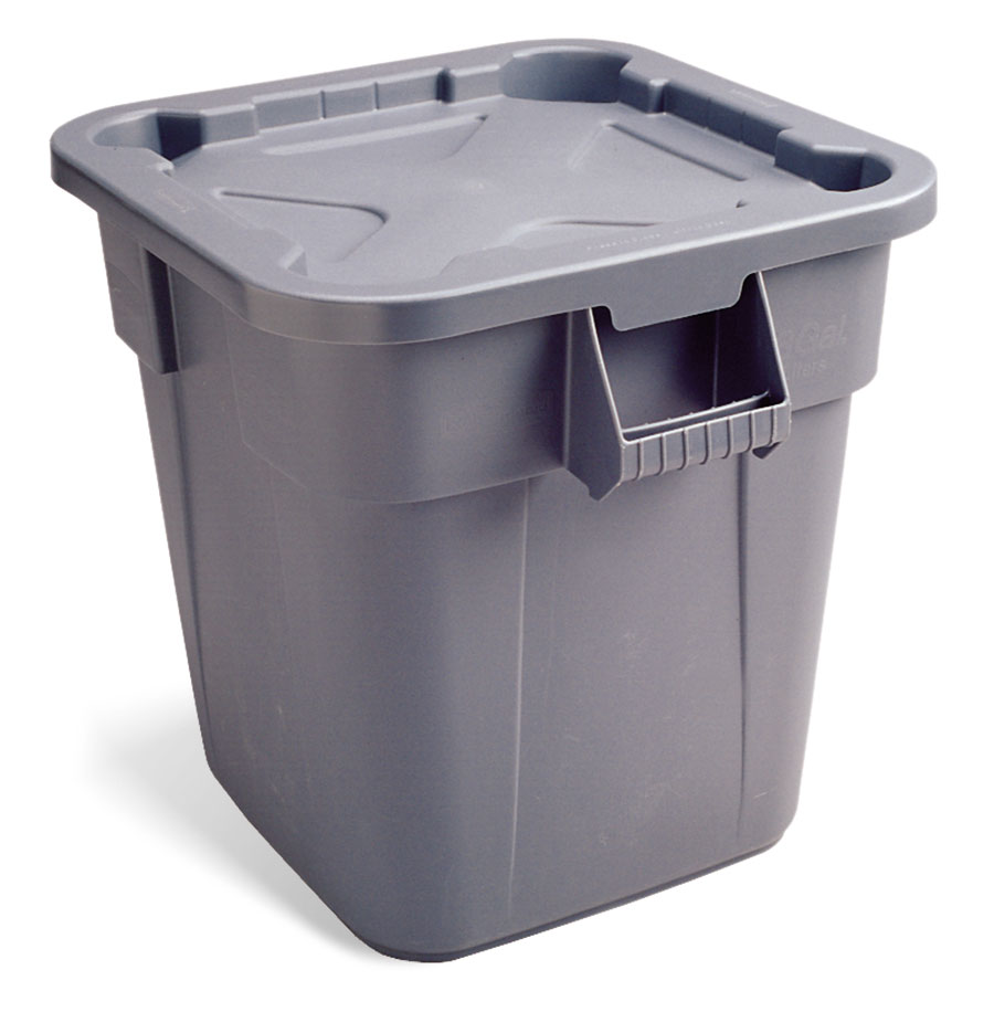 Rubbermaid Brute Square Snap On Lid Grey Polyethylene W66 x H5.7 x D60.6 cm PK 1