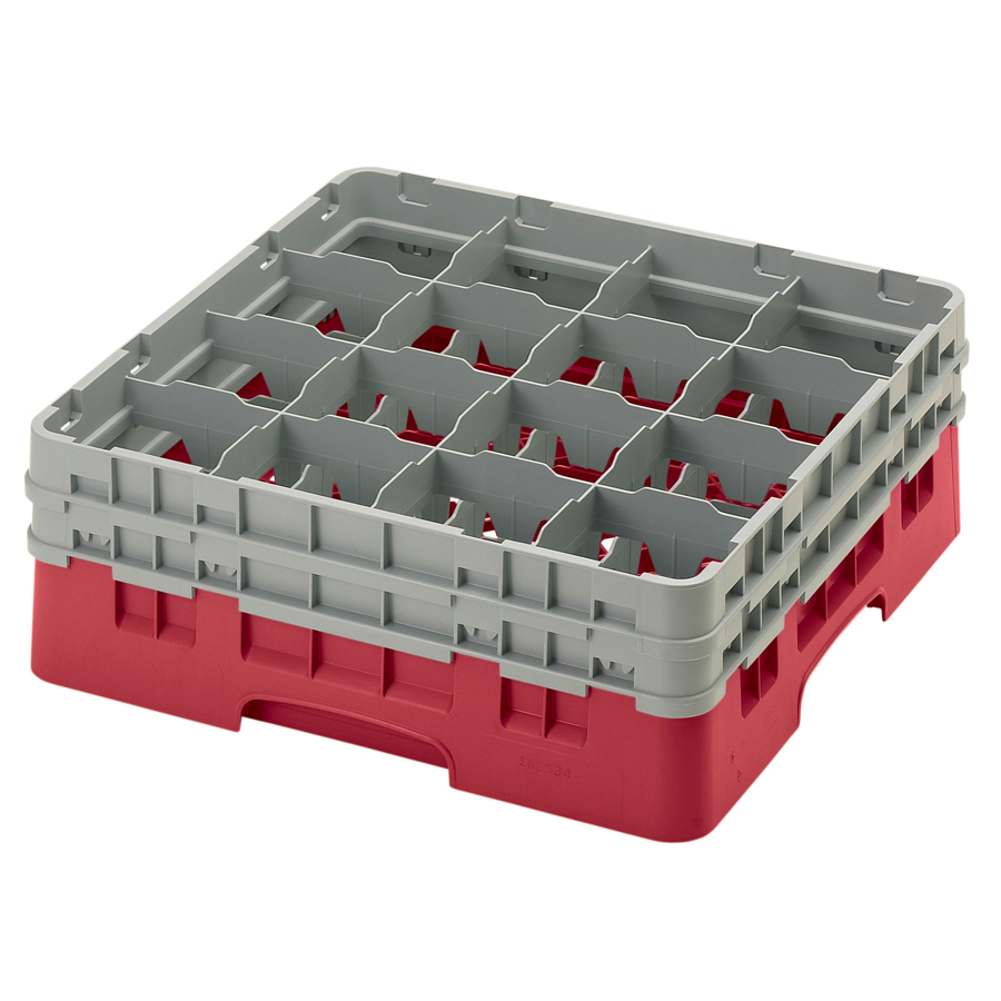 Camrack Glass Rack 16 Compartments Cranberry PK 1