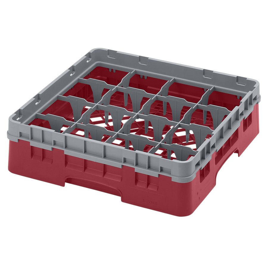 Camrack Glass Rack 16 Compartments Cranberry PK 1