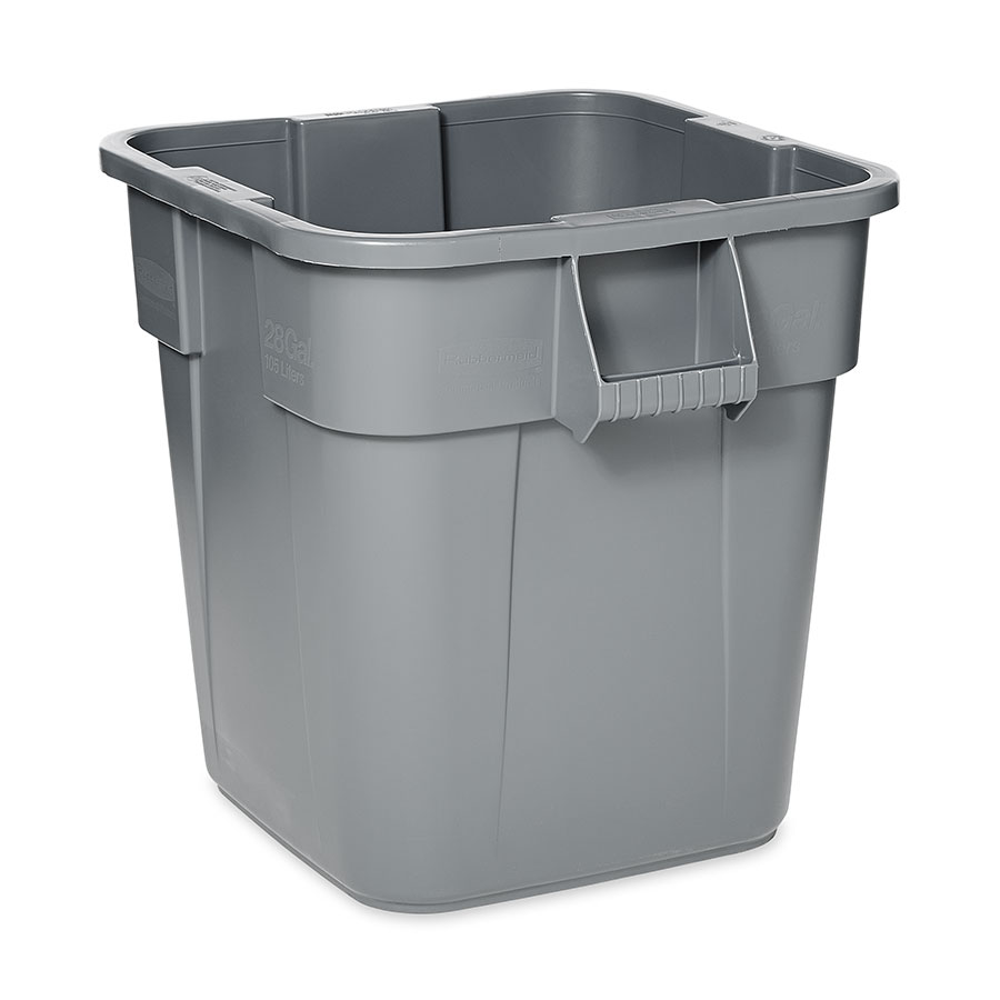 Rubbermaid Brute® Square Containers Grey 106ltr PK 1