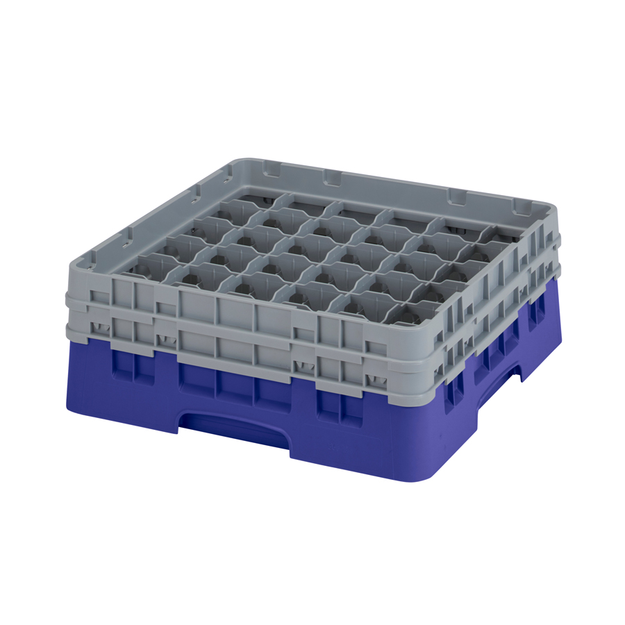 Camrack Glass Rack 36 Compartments Navy Blue PK 1