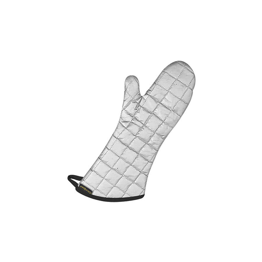 San Jamar Oven/Freezer Single Mitt Silver 17in PK 1