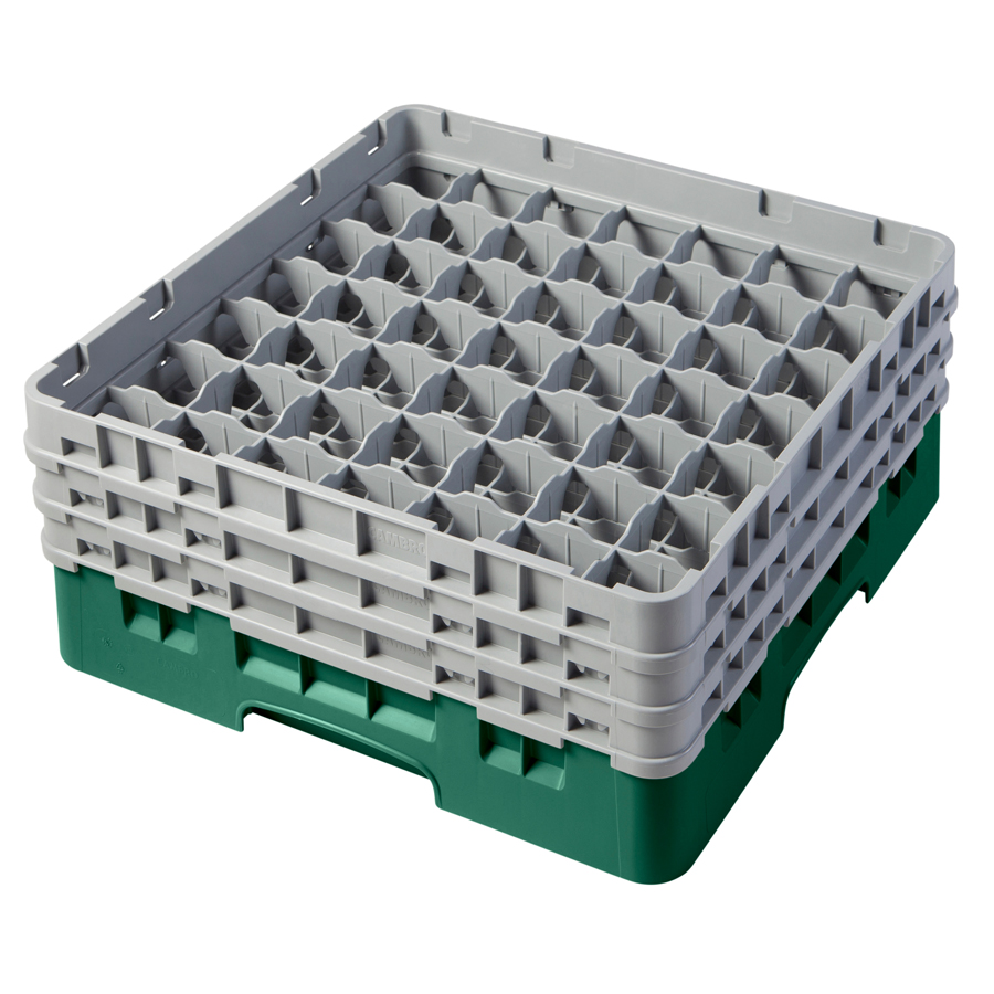 Cambro Camrack Glass Rack 49 Compartments Green PK 1
