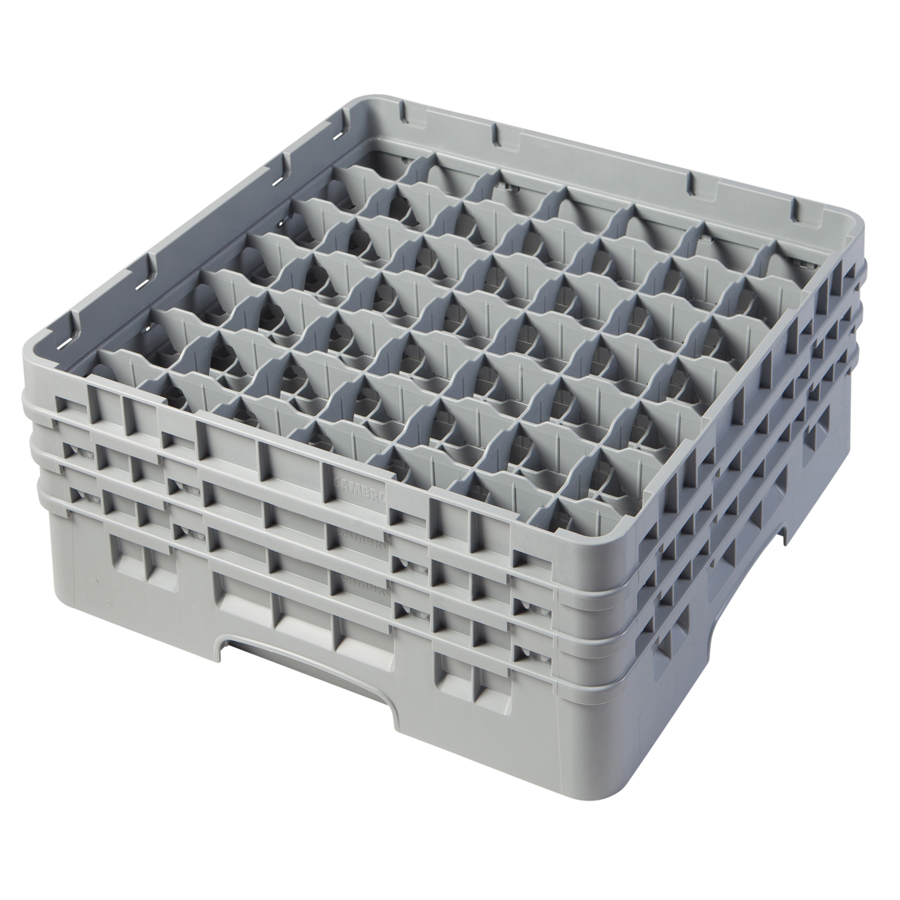 Cambro Camrack Glass Rack 49 Compartments Grey PK 1
