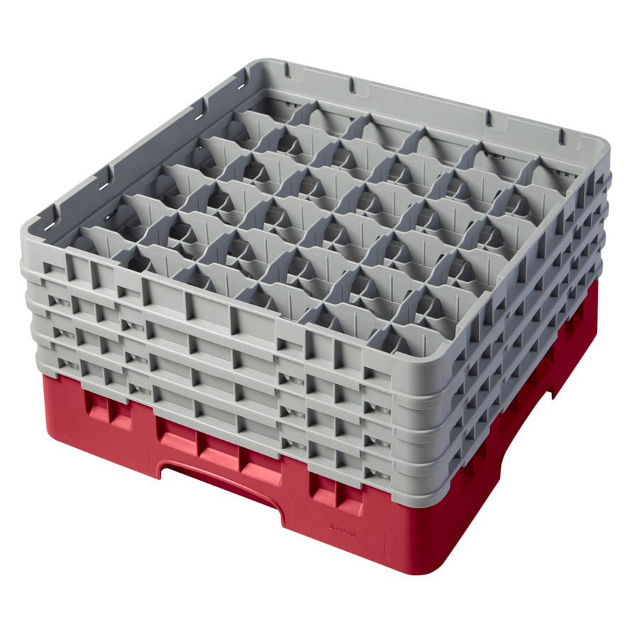 Camrack Glass Rack 36 Compartments Cranberry PK 1