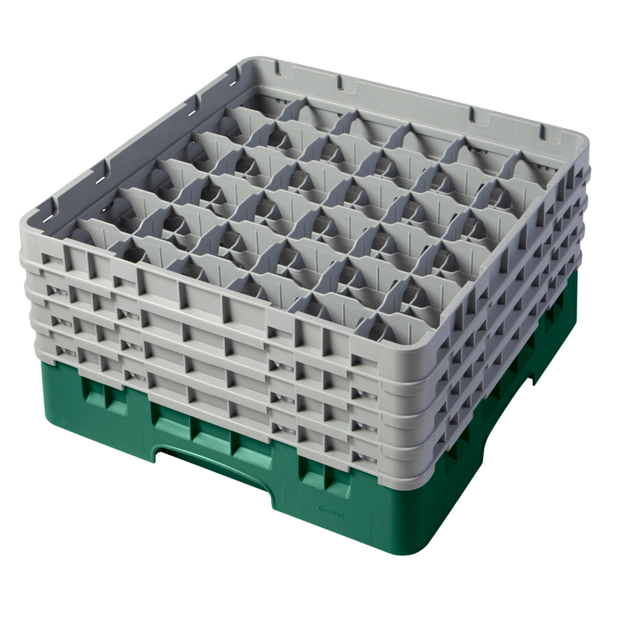 Cambro Camrack Glass Rack 36 Compartments Green PK 1