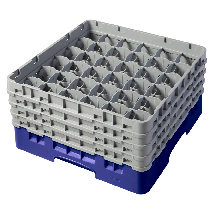 Camrack Glass Rack 36 Compartments Navy Blue PK 1