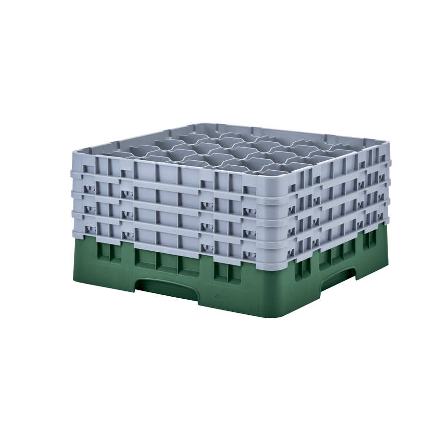 Cambro Camrack Glass Rack 25 Compartments Green PK 1