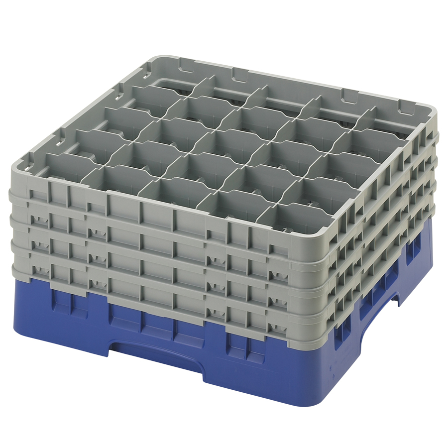 Camrack Glass Rack 25 Compartments Navy Blue PK 1