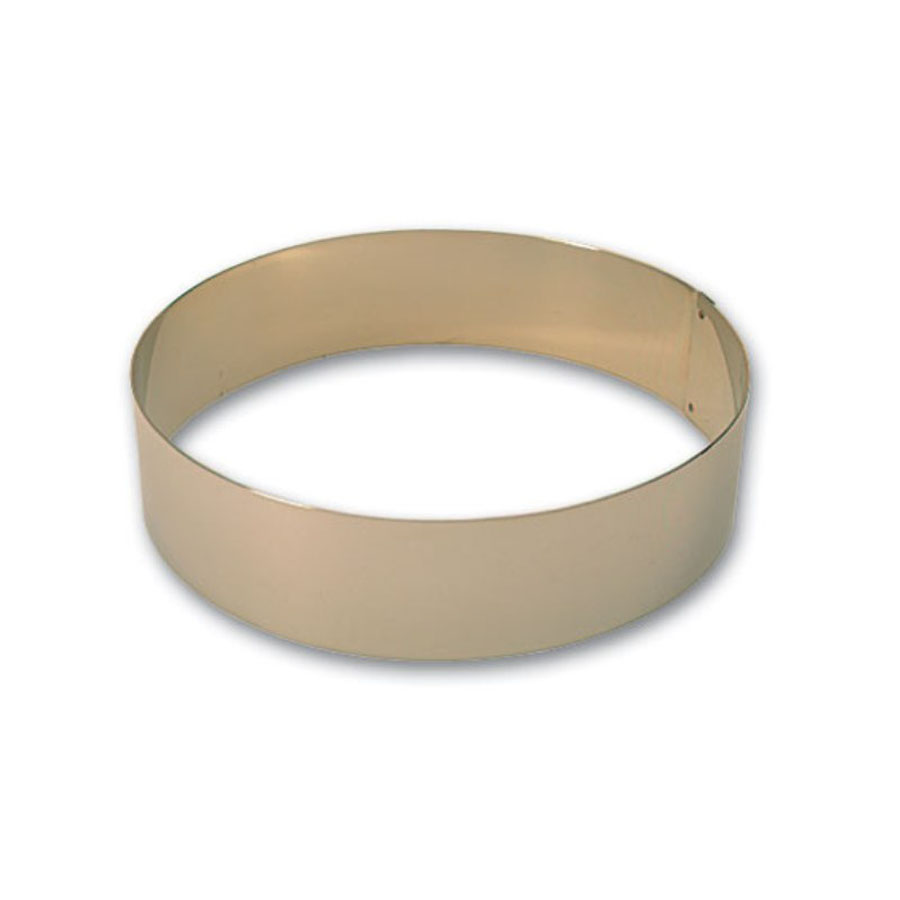 Matfer Bourgeat Cake Ring Stainless Steel 12x6cm PK 1