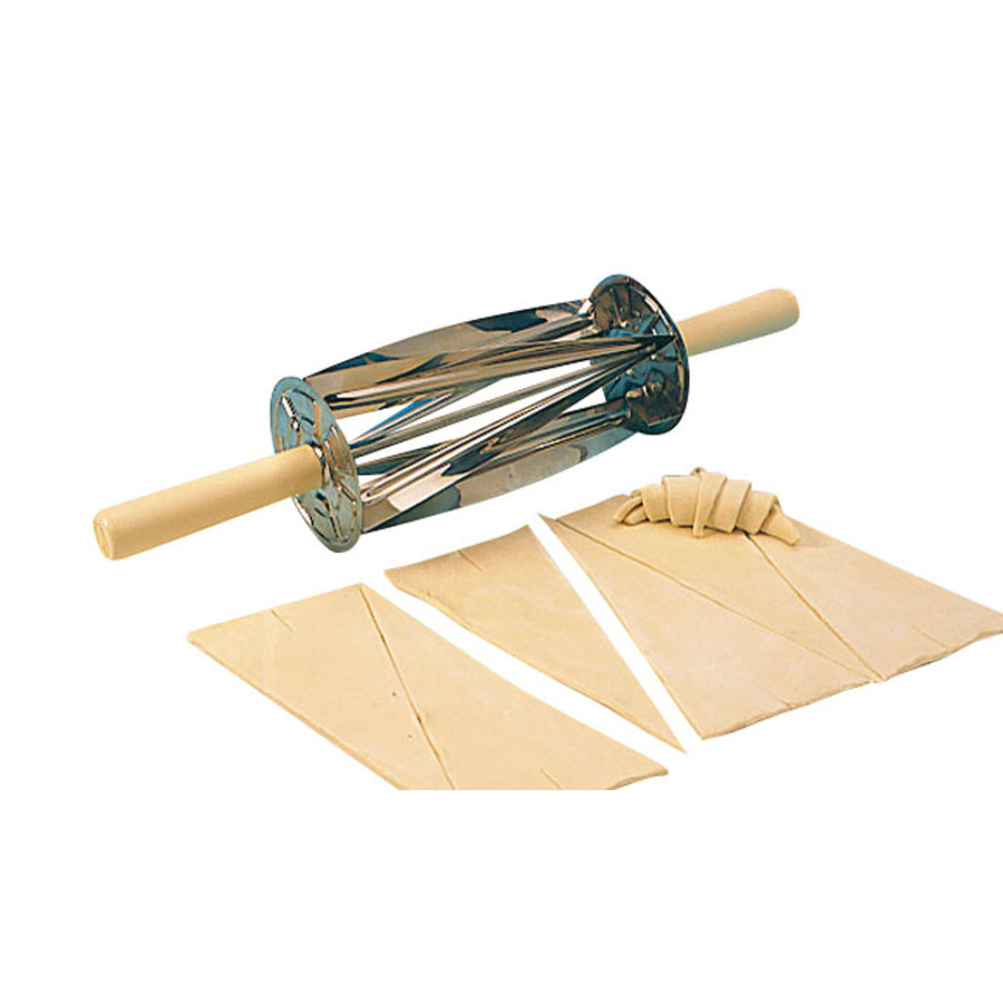 Matfer Bourgeat Rolling Croissant Cutter Stainless Steel 35cm PK 1