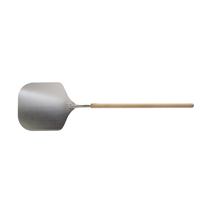 Pizza Peel/Lifter Aluminium & Wood 23x23cm Overall Length 80cm PK 1