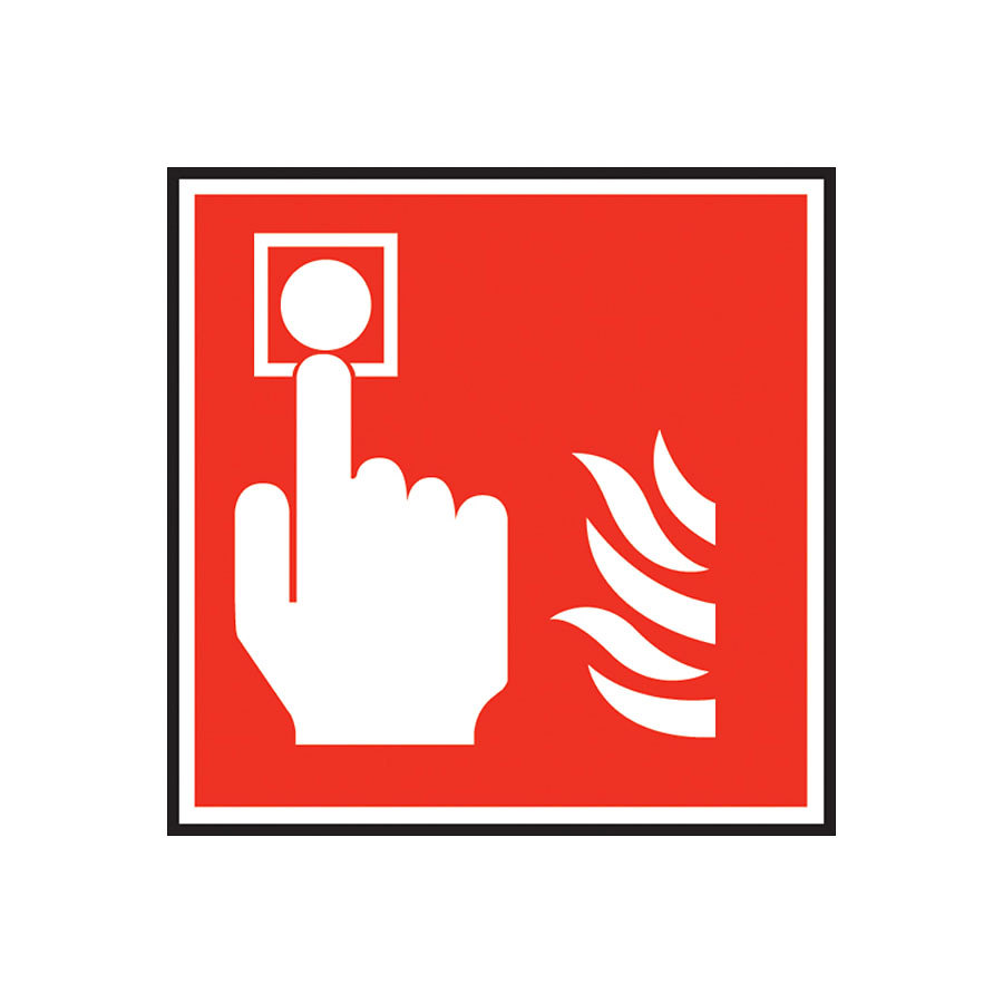 Mileta Safety Sign - Fire Call Point Sign 100x100mm PK 1