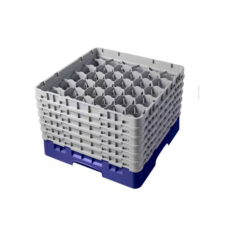 Cambro 30 Compartment Camrack Glass Rack Blue PK 1