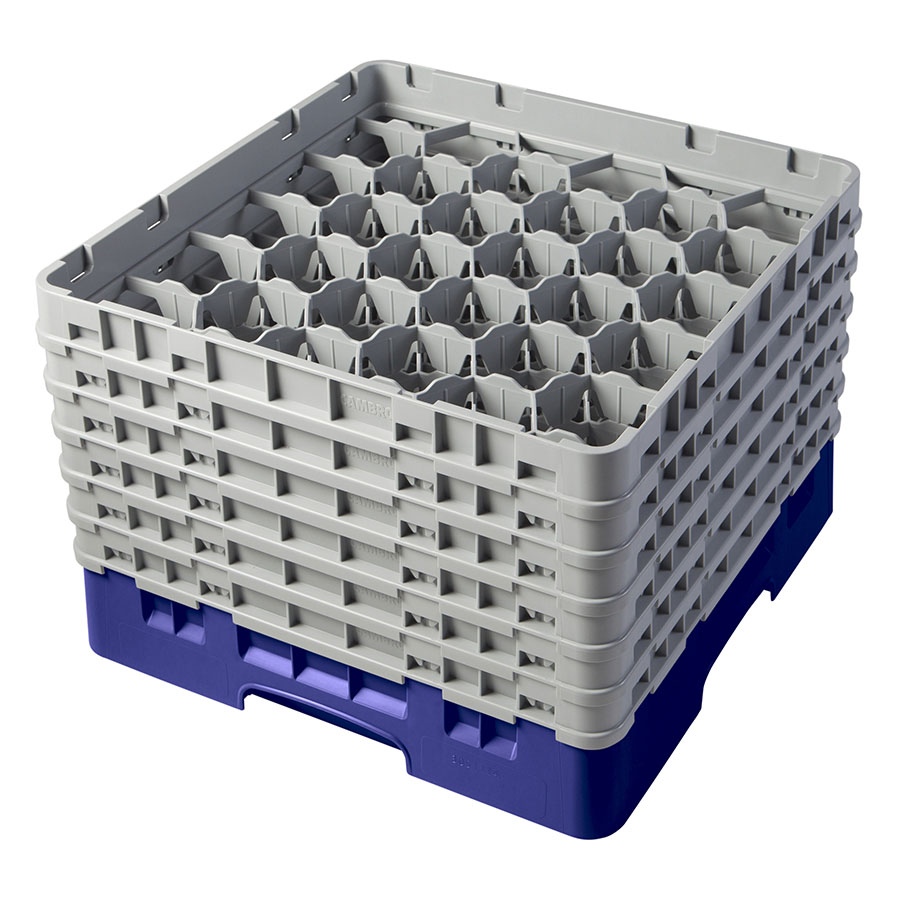 Cambro 20 Compartment Camrack Glass Rack Blue PK 1