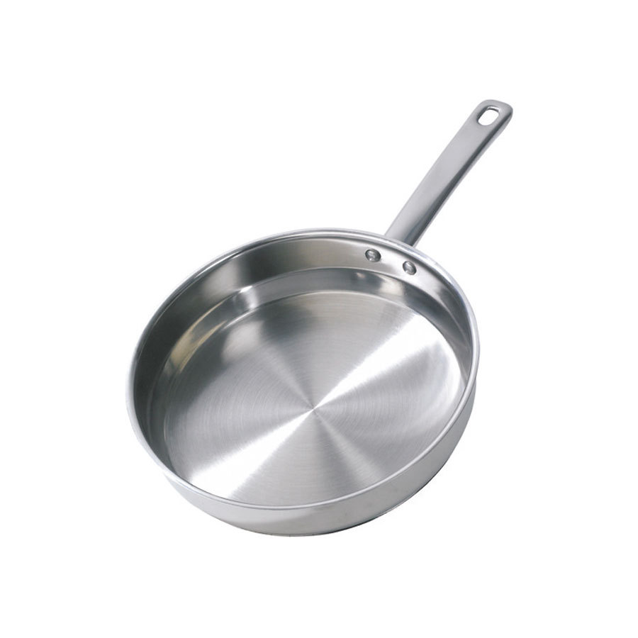 Prepara Frying Pan Light Duty Stainless Steel 20cm dia PK 1