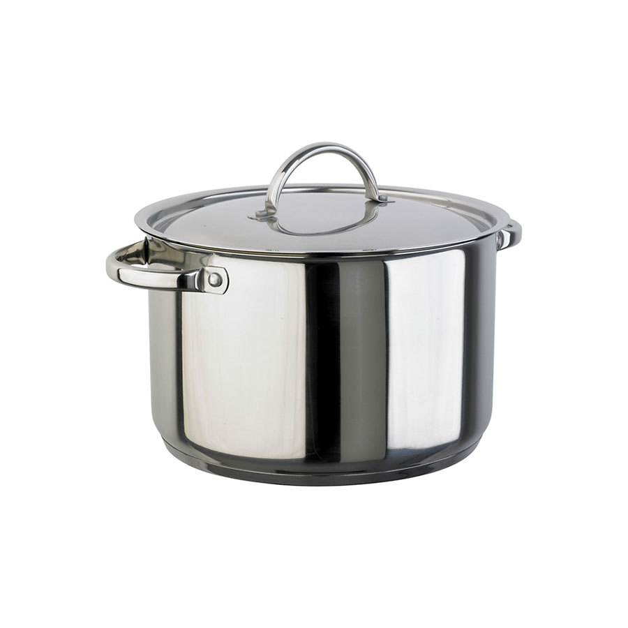 Prepara Stewpan Light Duty Stainless Steel 2ltr 18cm With Lid PK 1