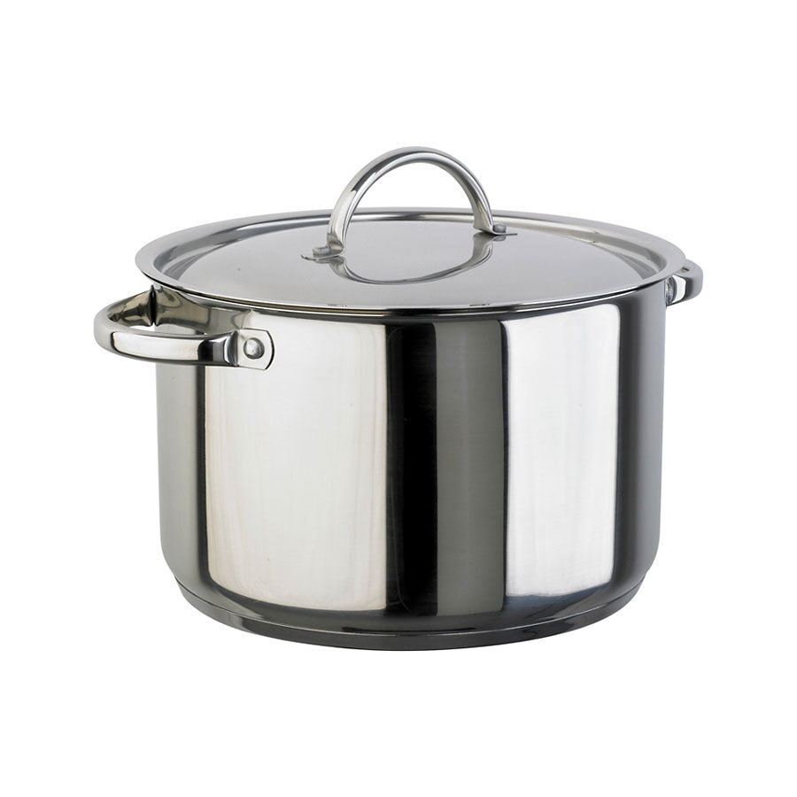 Prepara Stewpan Light Duty Stainless Steel 5ltr 24cm With Lid PK 1