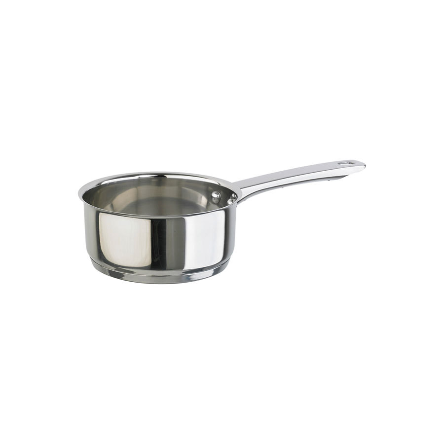 Prepara Saucepan Light Duty Stainless Steel 1ltr 14cm With Lid PK 1