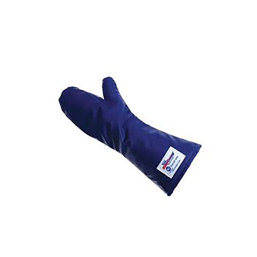 QuicKlean Burnguard Mitt With Kevlar in Hand Area Blue 18in PK 1