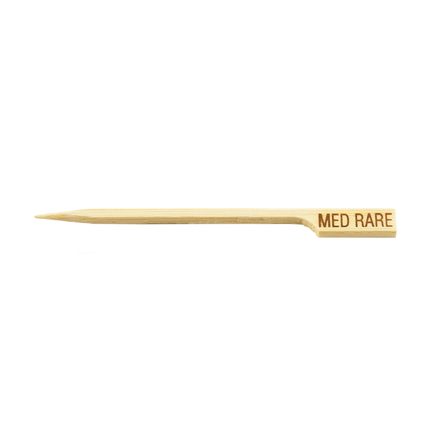 3.5in 'MEDRARE' Bamboo Steak Pick, Pack Of 100 PK 1