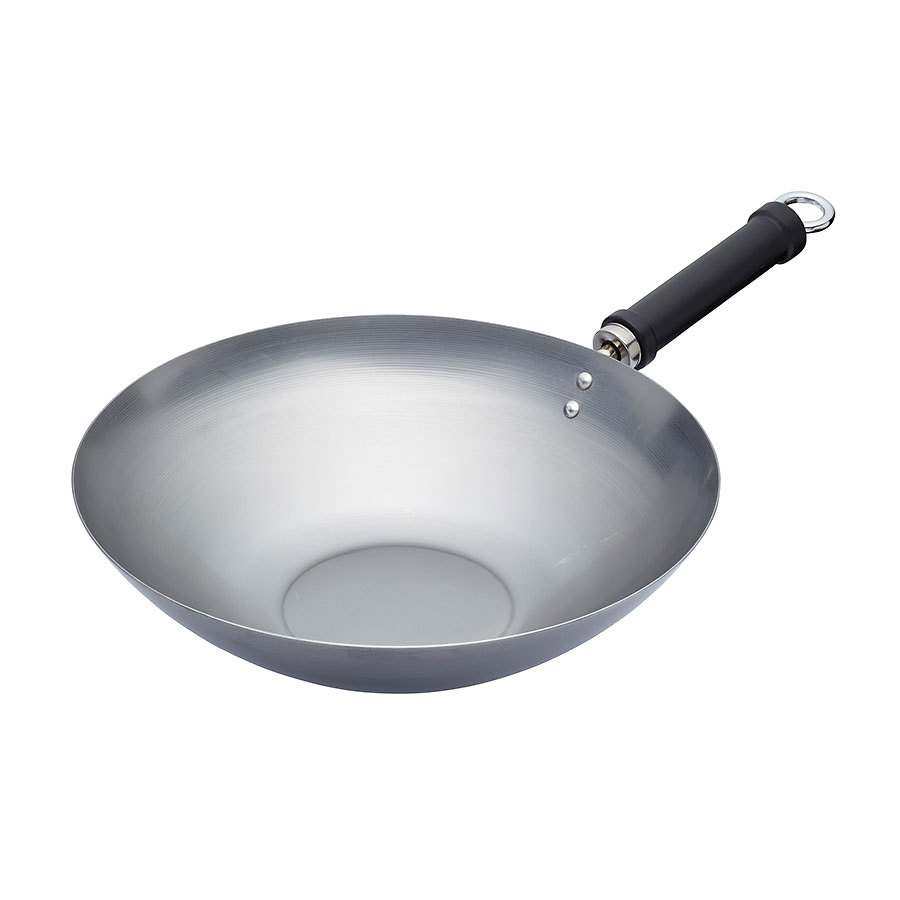 Plain Carbon Steel Wok 30cm PK 6