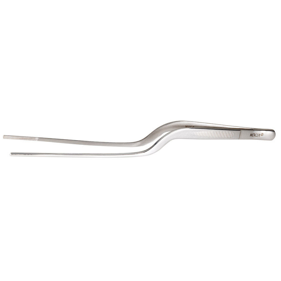 Mercer Precision Tongs Offset Stainless Steel 20cm PK 1
