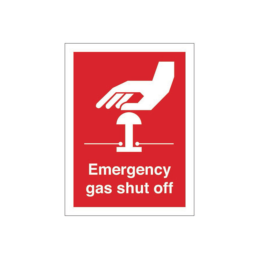 Mileta Safety Sign - Emergency Stop Button Sign 200x150mm PK 1