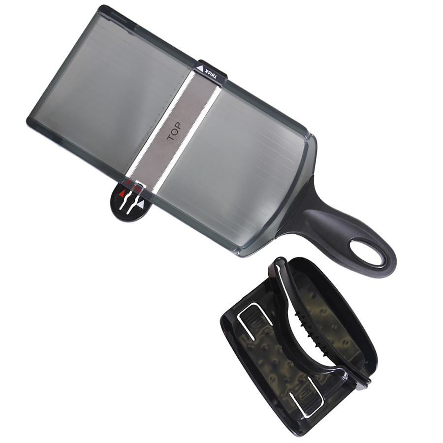 Mercer Dual Thickness Hand Slicer Rubberized Handle PK 6