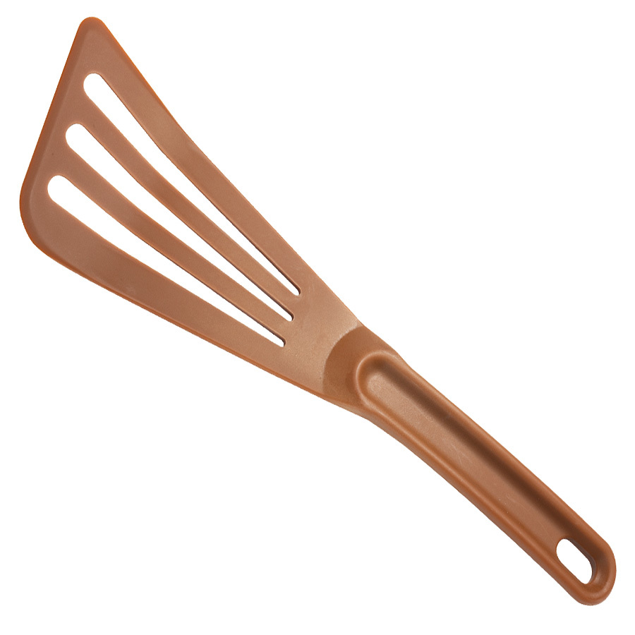 Mercer Hell's Tools® Hi Heat Slotted Spatula 12x3.5in Brown PK 1