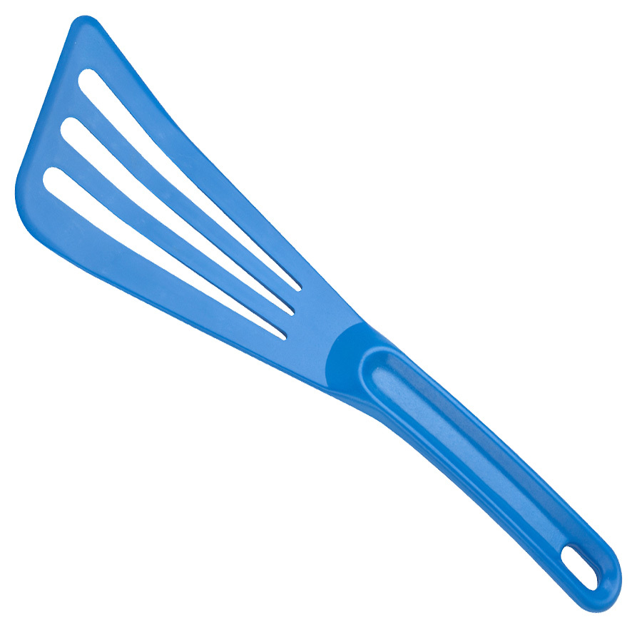 Mercer Hell's Tools® Hi Heat Slotted Spatula 12x3.5in Blue PK 1