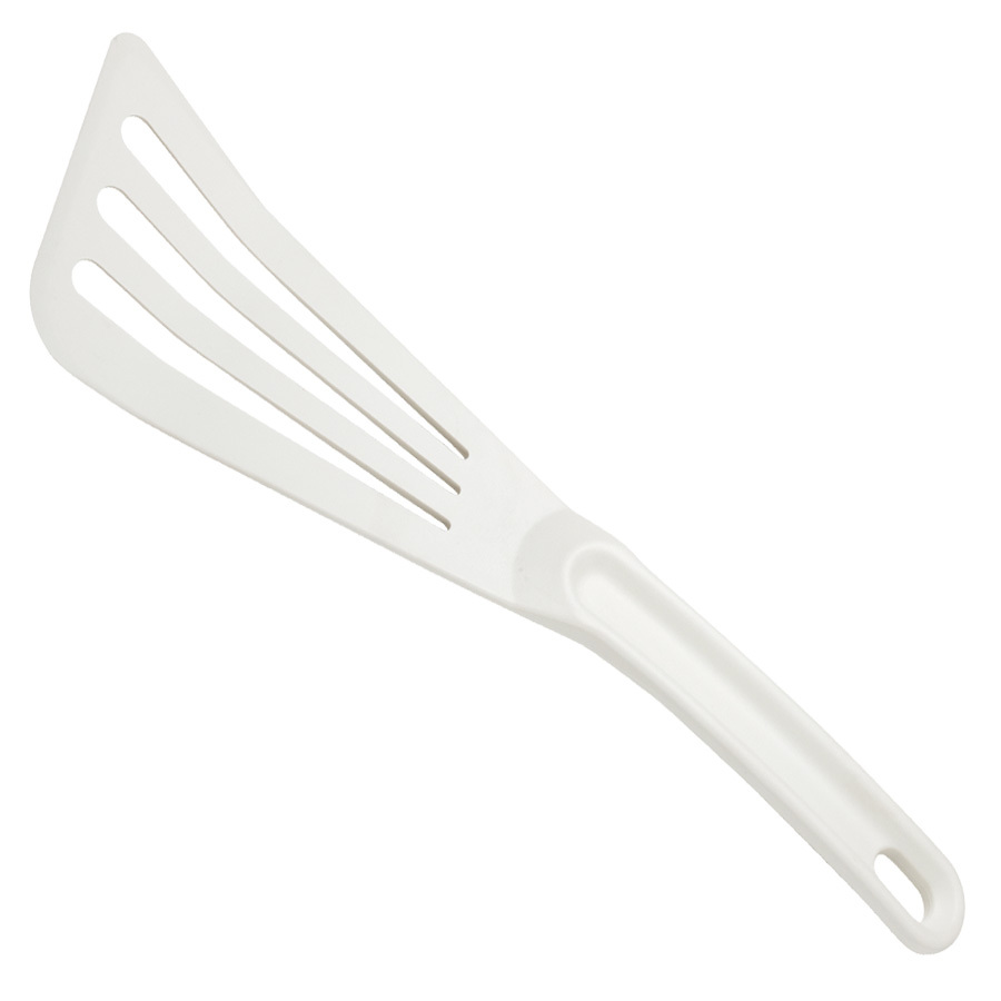 Mercer Hell's Tools® Hi Heat Slotted Spatula 12x3.5in White PK 1