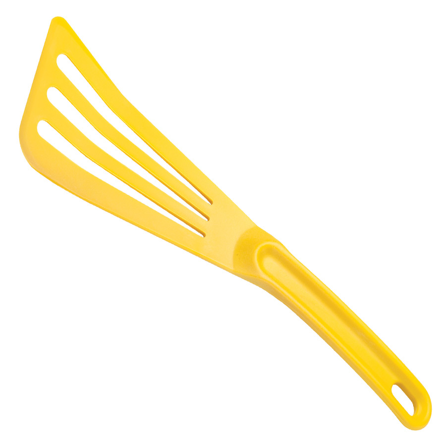 Mercer Hell's Tools® Hi Heat Slotted Spatula 12x3.5in Yellow PK 1