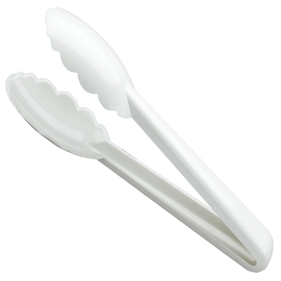 Mercer Hell's Tools® Utility Tongs 9.5in White PK 1