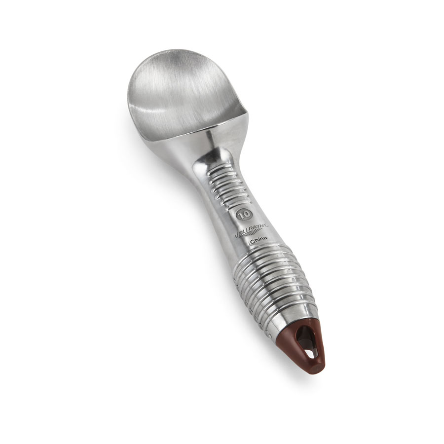 Vollrath Ice Cream Scoop 4oz Aluminium With Brown End 19.4cm PK 1