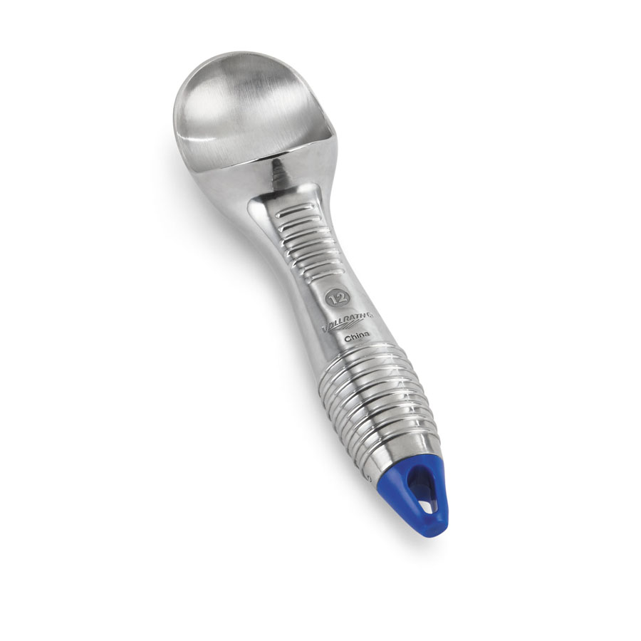 Vollrath Ice Cream Scoop 3oz Aluminium With Blue End 19.4cm PK 1