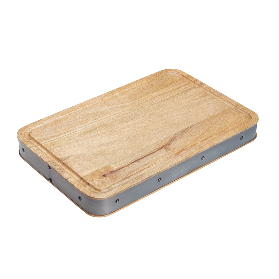 Handmade Rect Wooden Butchers Block Chopping Board PK 1
