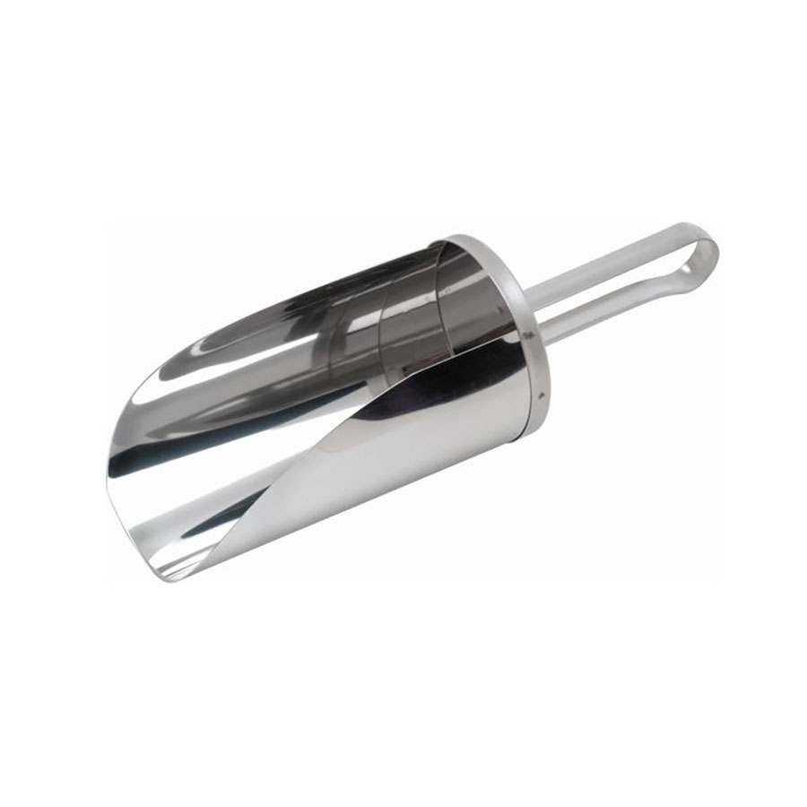 Genware Flour Scoop Stainless Steel 9in Scoop Length 1.7ltr PK 1