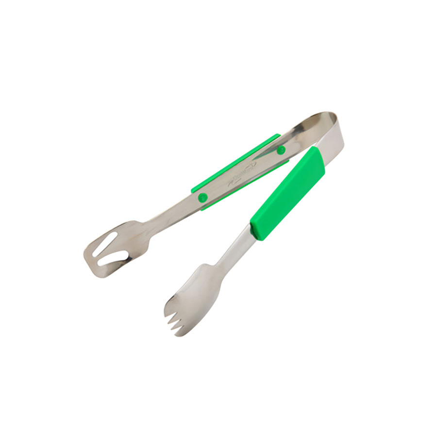 GenWare Green Plastic Handle Buffet Tongs PK 1